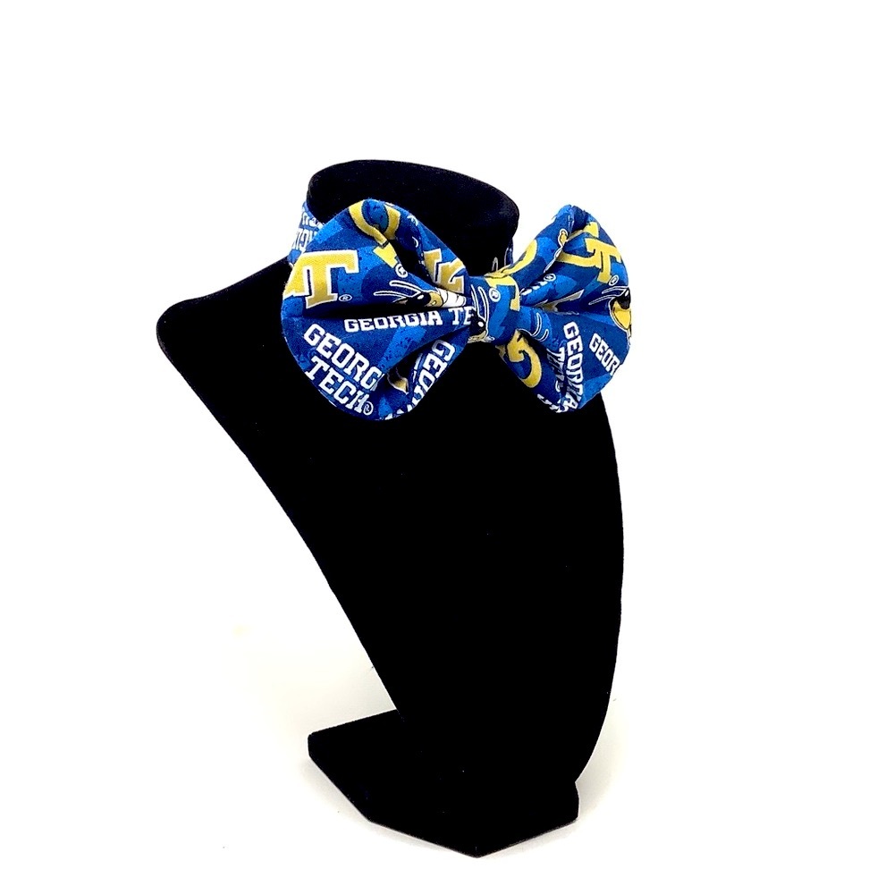 Georgia Tech University Handcrafted Bow Tie - 01